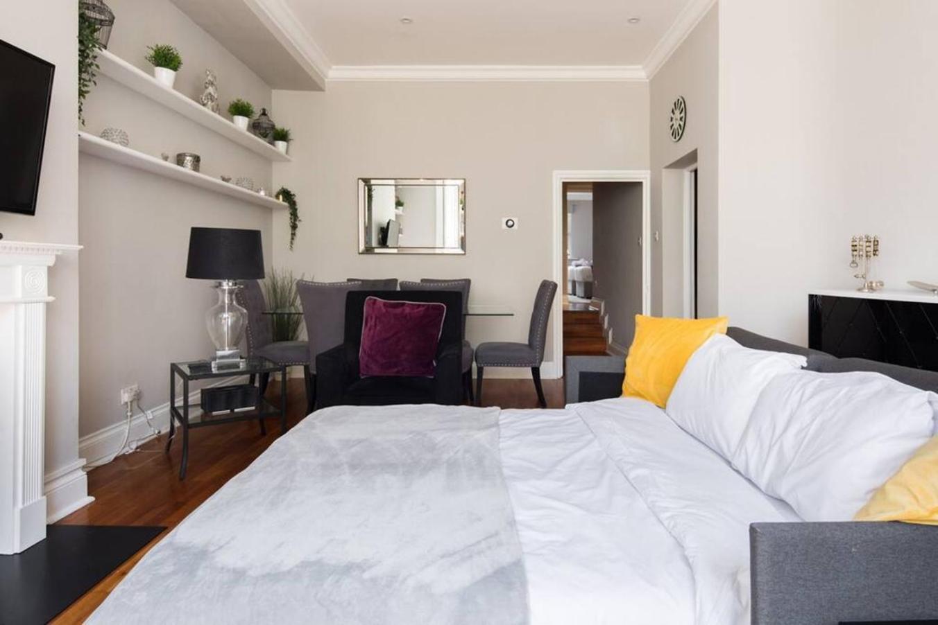Apartamento Steps From Hyde Park 2Br 2Bath Sleeps 6 Londres Exterior foto